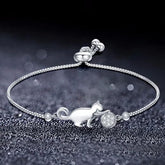 Cat and Ball Bracelet